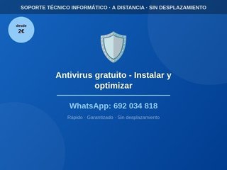 Antivirus gratuito - Instalar y optimizar