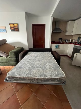 Sofá Cama 2 Plazas Beige
