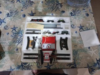 Tren Ibertren Caja Completa y 2 cambios de via