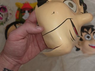 Lote de caretas plastico vintage años 80 90