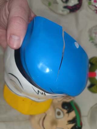 Lote de caretas plastico vintage años 80 90