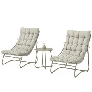 Conjunto Jardín 2 Sillas Lounge + Mesa