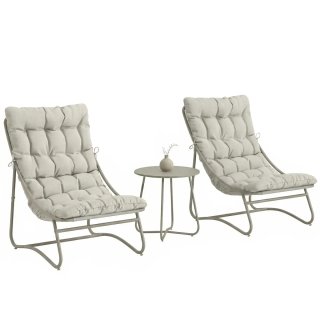 Conjunto Jardín 2 Sillas Lounge + Mesa