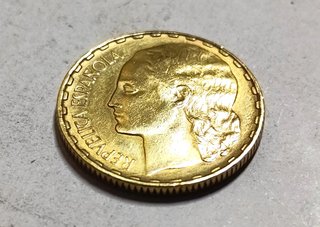 Moneda 1 Peseta 1937 La Rubia República España MBC