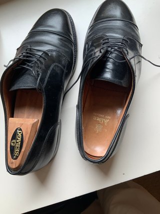 Zapatos Alden Negros Cordones Talla 42