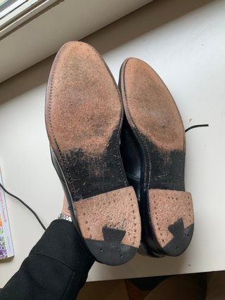 Zapatos Alden Negros Cordones Talla 42