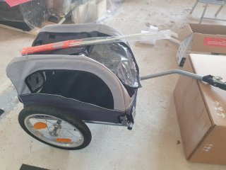 Remolque bici mascotas perros medianos