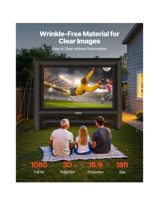 Pantalla Cine Inflable Vevor 18ft