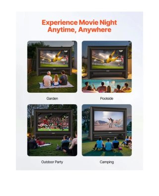 Pantalla Cine Inflable Vevor 18ft