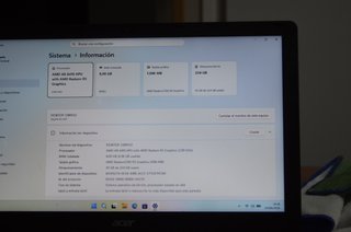 Portátil Acer E5-521 Negro