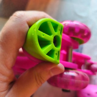 Patines rosas infantiles ajustables