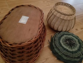 4 Cestas Mimbre