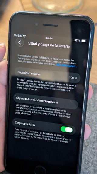 iPhone SE 3ª Gen 128GB Negro