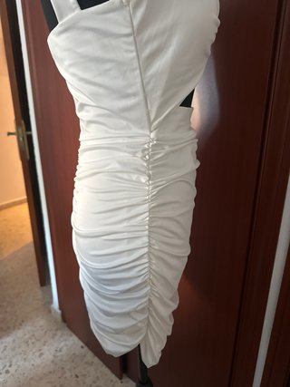 Vestido blanco mini talla M