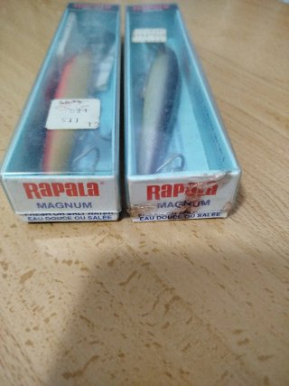 2 señuelos Rapala Sinking