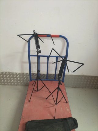 Atril para música negro