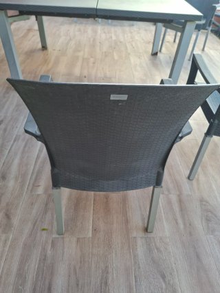 Mesa y 7 Sillas de Jardín Extensibles