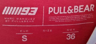 Camiseta Pull&Bear 93 Racing Team. Talla S