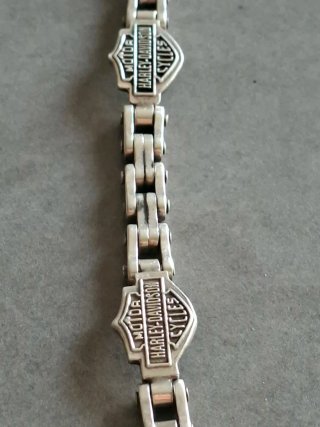 Pulsera Harley Davidson Plata 47g