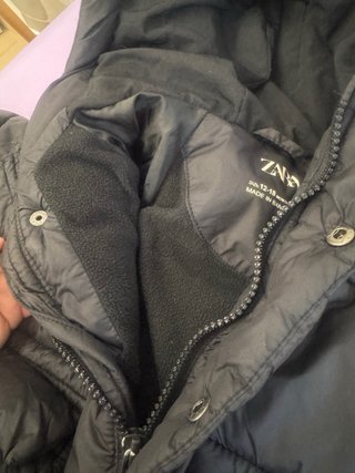 Abrigo/chaqueta/chaqueton Zara 12-18 meses negro