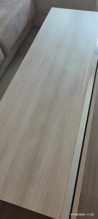 Mueble TV madera y cristal