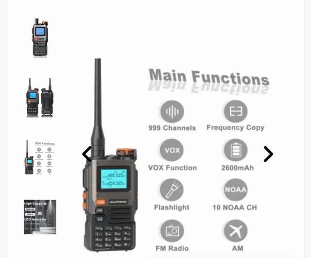Stazione radio portatile Baofeng UV-K61 per radioamatori