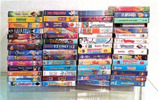 Lote Películas VHS Disney, Infantiles...