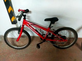 Bicicleta Montaña Speed Roja Rueda 20