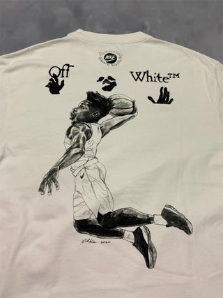 T-shirt Off-White x Jordan M