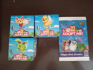 Cajitas y bolsa McDonald's Adopt Me!