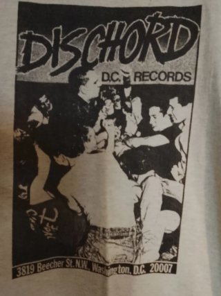 Camiseta Dischord Records DC Punk ,sus comienzos