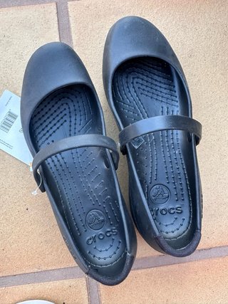 Merceditas Crocs Negras Talla 36