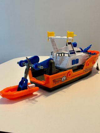 Barco de rescate con sonido