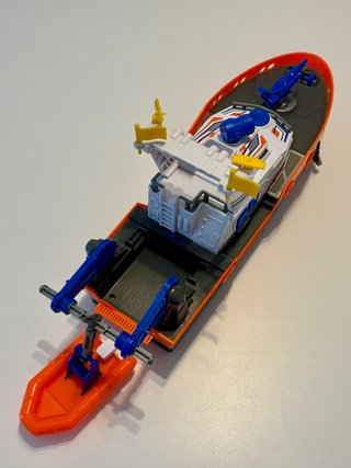 Barco de rescate con sonido