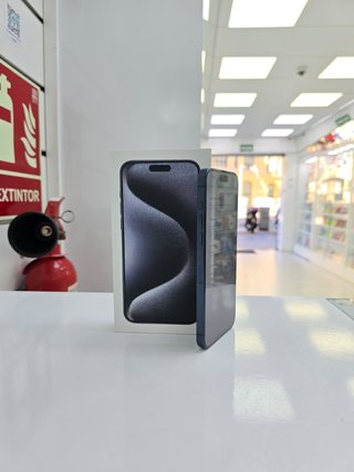 iPhone 15 Pro Max 256GB Azul Como Nuevo Con Caja.