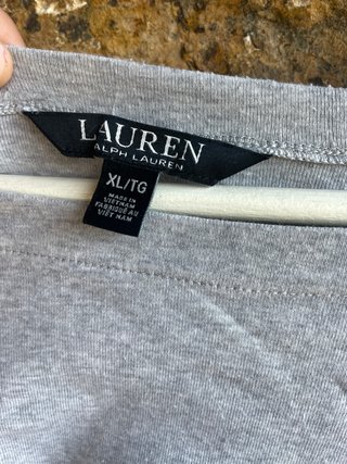 Camiseta Ralph Lauren Mujer Talla XL Gris