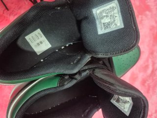 Zapatillas Jordan Negras y Verdes