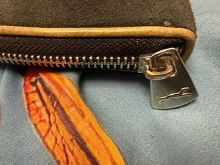 Bimba y Lola Cartera Ante Negro y Piel