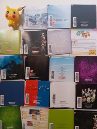 Lote Manuales Videojuegos Nintendo DS