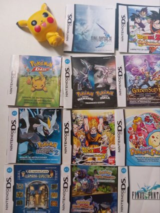 Lote Manuales Videojuegos Nintendo DS