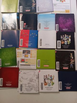 Lote Manuales Videojuegos Nintendo DS