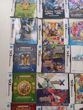 Lote Manuales Videojuegos Nintendo DS