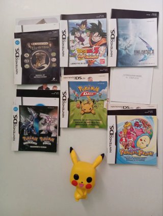 Lote Manuales Videojuegos Nintendo DS