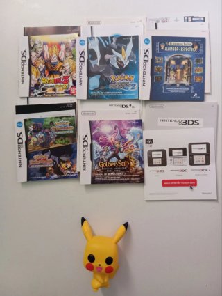 Lote Manuales Videojuegos Nintendo DS