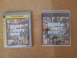 Grand Theft Auto IV y V PS3
