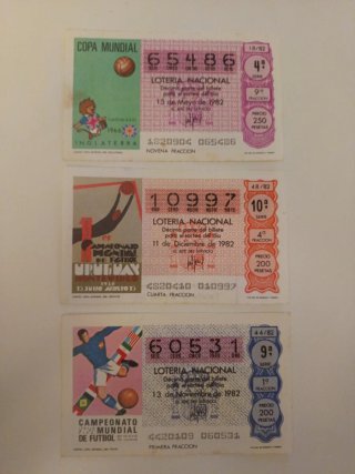 Lotería Nacional Mundiales 1982