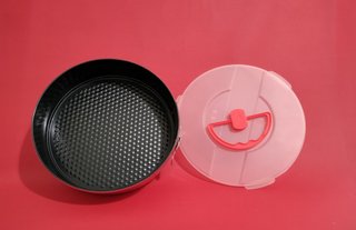 Molde desmontable para tarta con tapa