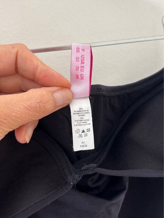 Costume intero Lormar nero taglia 42 / S