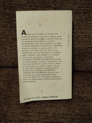 Antonio Escohotado | Historia de las drogas