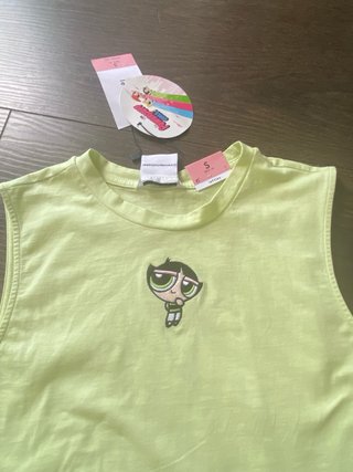 Conjunto Verano S (Top Verde y Falda Negra)